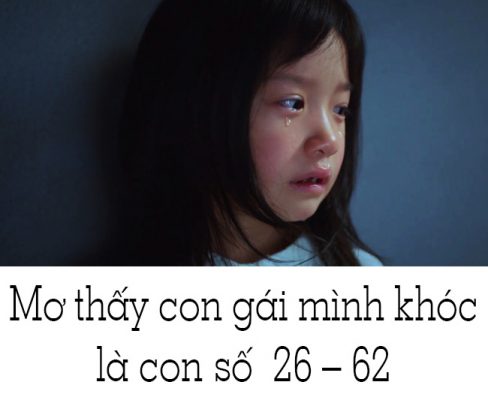 Mơ con gái đang khóc